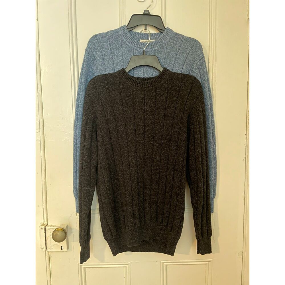 Geoffrey Beene 100% Cotton Sweater Bundle of 2